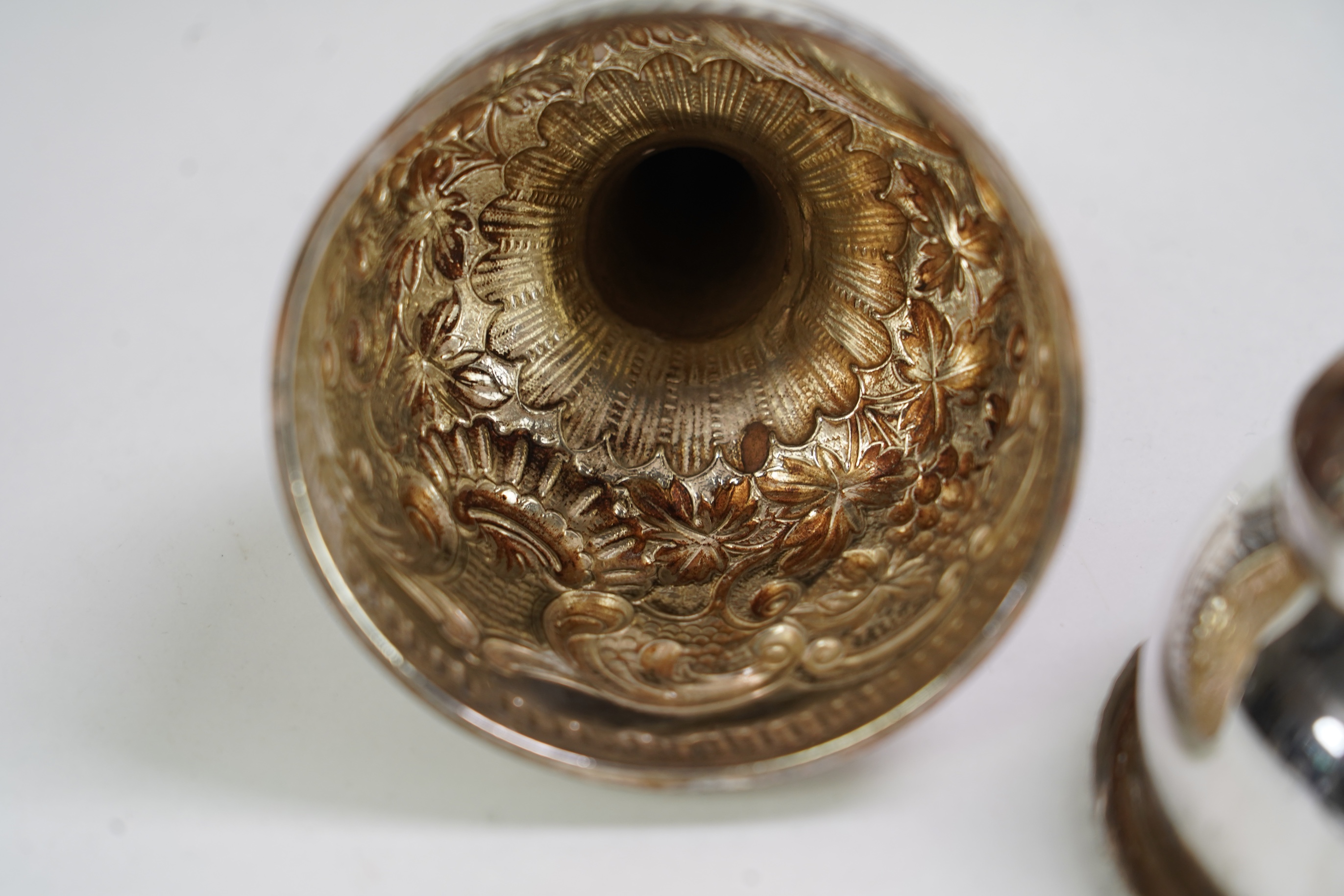 A George IV Irish silver wine funnel, by Stephen Bergin